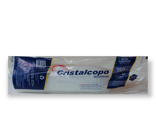 POTE CRISTALCOPO 150 ML  C/ 50 UN