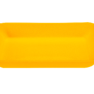 BANDEJA DE ISOPOR 54 DARNEL 54D AMARELA   C/400