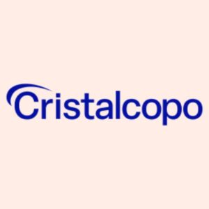 Logotipo da empresa de embalagens descartáveis Cristalcopo